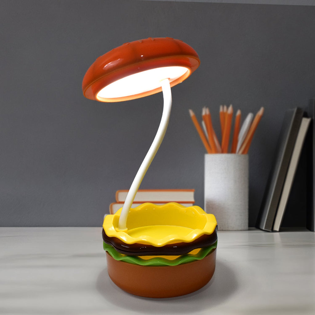 ALVENZA Burger LED Night Lamp – Folding & Rechargeable | Indo Glow