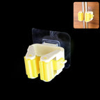 Self-Adhesive Mop Holder Wall Mount Broom Organizer | Storenzo - Back View