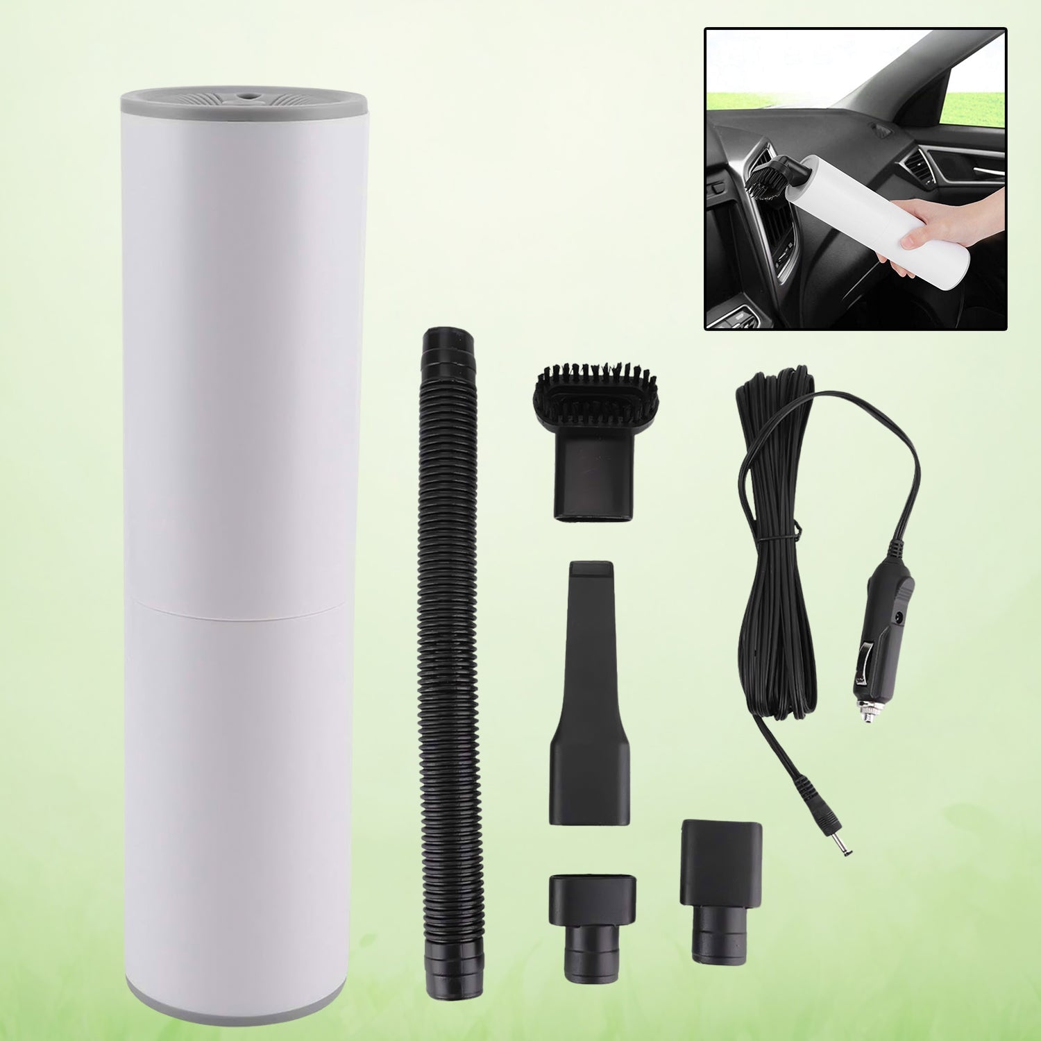 ALVENZA Portable Car Vacuum Cleaner – Wet & Dry Use | Storenzo