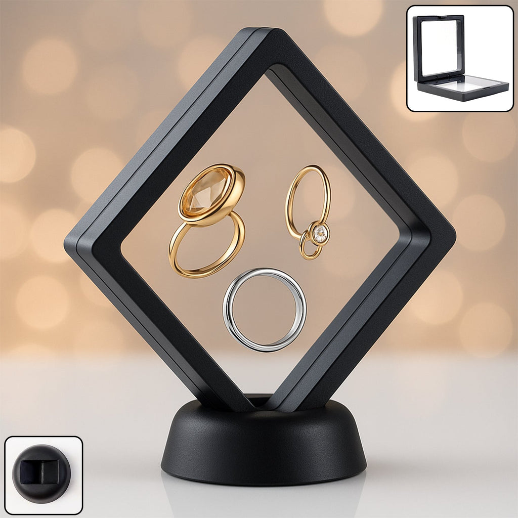 Jewellery Display Box Elegant Floating Design for Showcasing