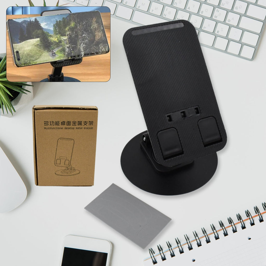 ALVENZA Rotating Mobile Stand – Foldable, Adjustable Phone Holder | Deskrova