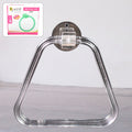 ABS Towel Ring Holder Unbreakable Square Wall Mount | BathNova