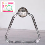 ABS Towel Ring Holder Unbreakable Square Wall Mount | BathNova