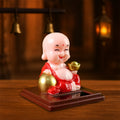 ALVENZA Solar Buddha Car Ornament – Moving Head Dashboard Decor | PowerXpert