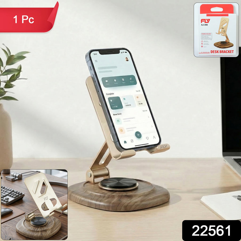 ALVENZA Adjustable Mobile Phone Stand – Sturdy & Compact Workspace Accessory