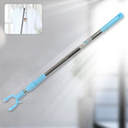 Telescopic Clothes Hanger Pole Stainless Steel Extendable - Front View