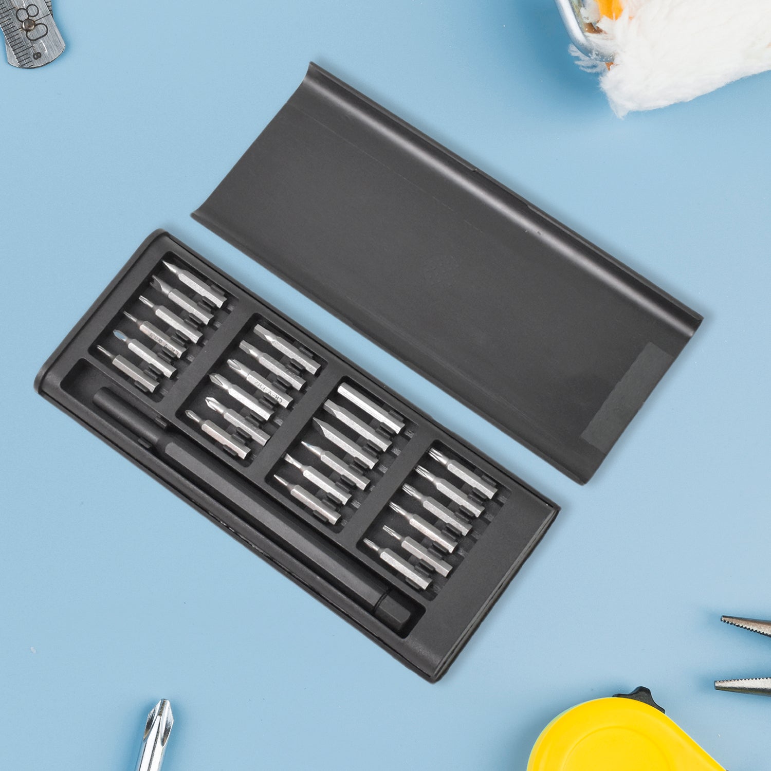 Precision Screwdriver Set 24-in-1 Magnetic Tool Kit | BoltForce - Front View