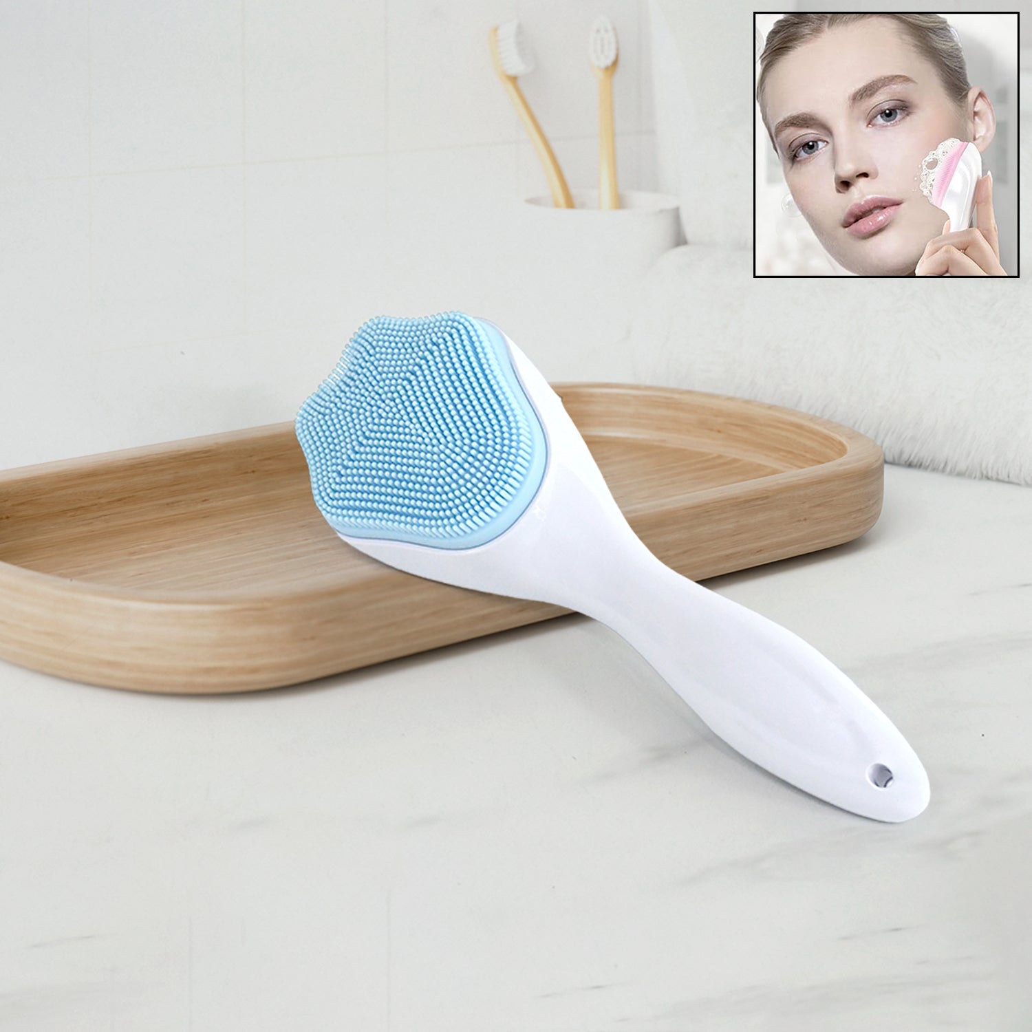 Silicone Face Scrubber Gentle Exfoliation & Cleansing | AuriGlam