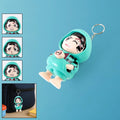 ALVENZA Cartoon Character Keychain – Durable PVC Cute Mini Figure
