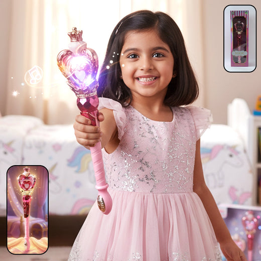 ALVENZA Princess Magic Light Wand Toy – Enchanting Kids' Role Play Accessory