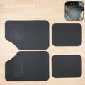 ALVENZA Universal Heavy Duty Car Floor Mat Set – All-Weather Vehicle Protection