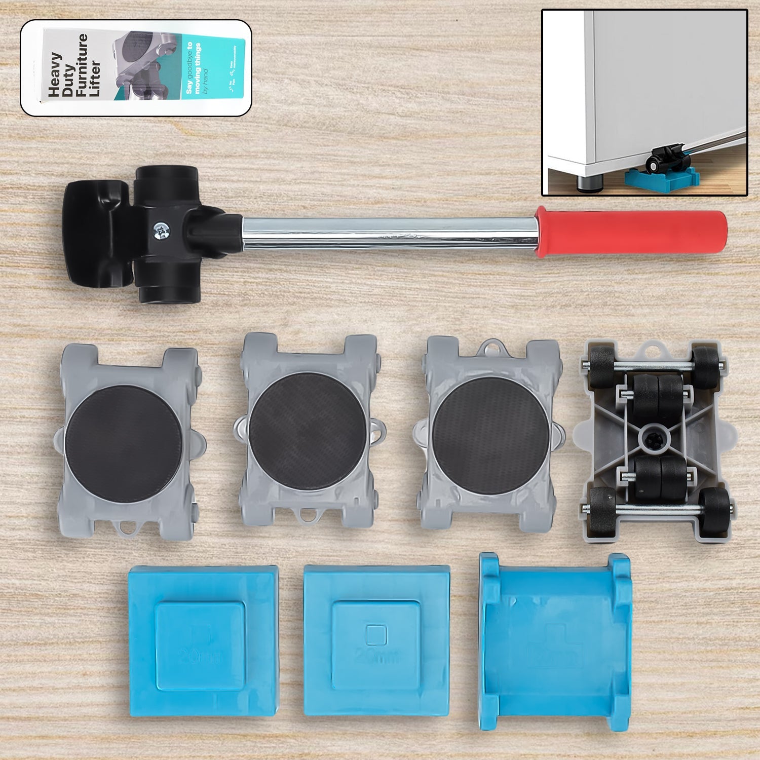 ALVENZA Furniture Lifter Tool Set – Heavy Duty Movers Kit | BoltForce