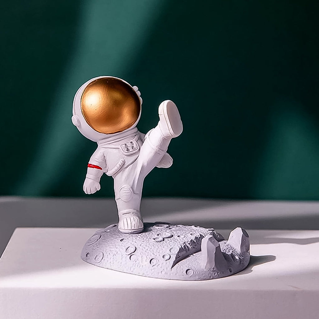 ALVENZA Astronaut Phone Holder – 3D Spaceman Design, Resin | PHOBIA
