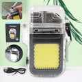 ALVENZA Electric Lighter Flashlight – USB Rechargeable 3-Mode COB | Indo Glow