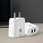 ALVENZA Dual USB Wall Charger 5V/3.1A – Fast & Compact Power Adapter