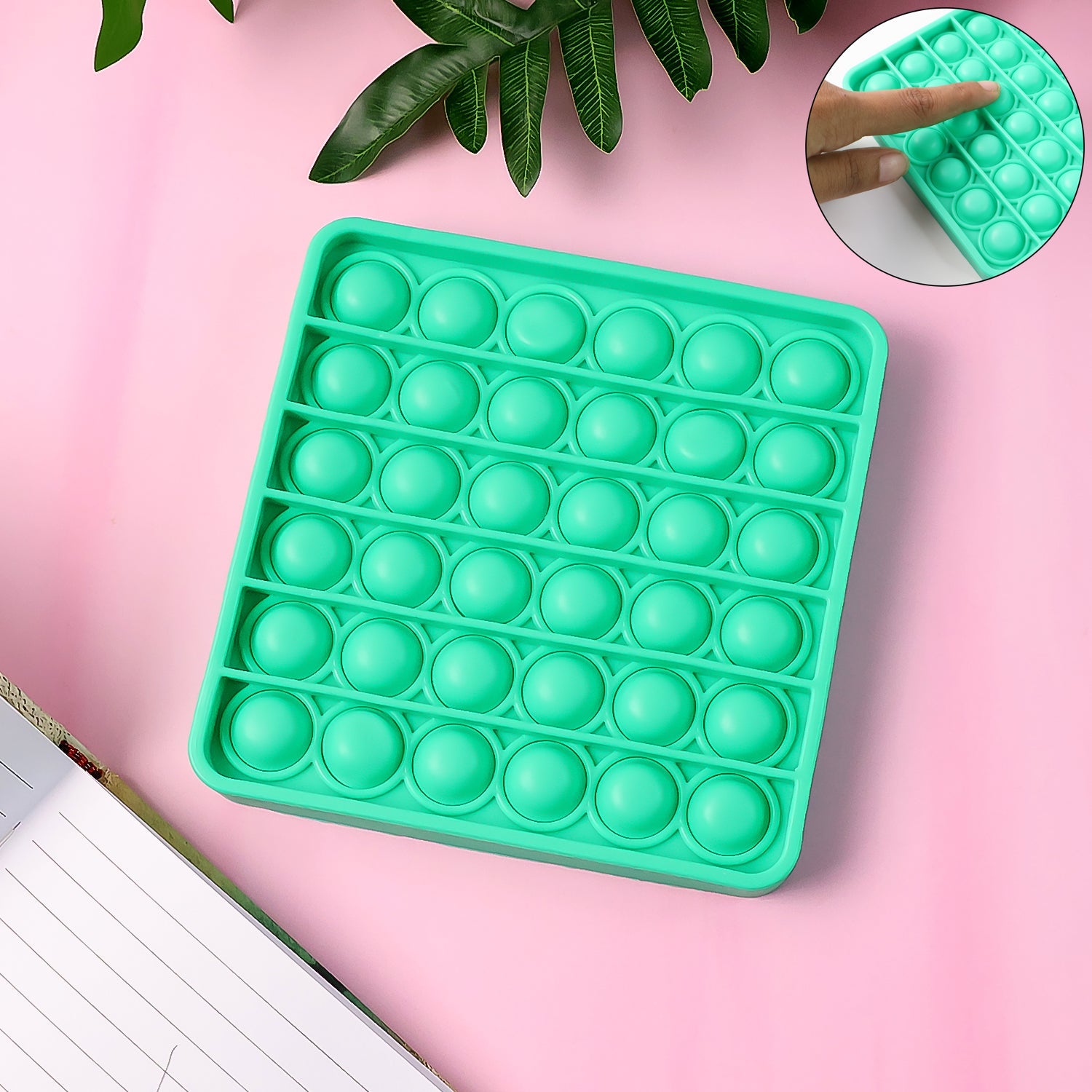 Stress Relief Silicone Pop It Fidget Toy Durable & Portable
