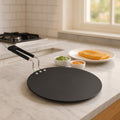 ALVENZA Non-Stick Flat Roti Tawa – Durable 9-Inch Iron Cookware