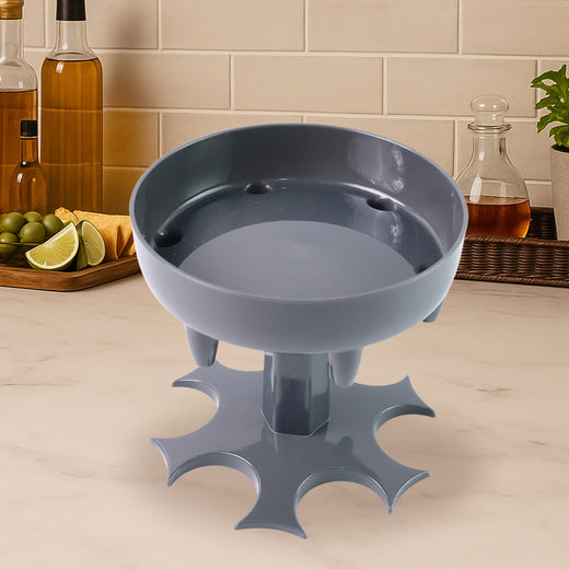 ALVENZA 6-Port Drink Dispenser Stand – Even Flow for Party Shots