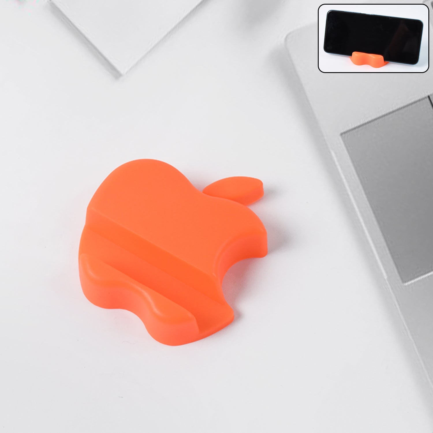 ALVENZA Apple-Shaped Mobile Phone Holder – Compact, Stylish Stand