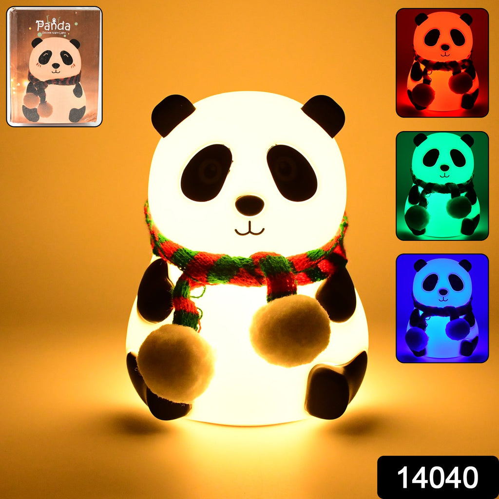 Panda Night Light 7-Color LED Touch Sensor Lamp - Side View