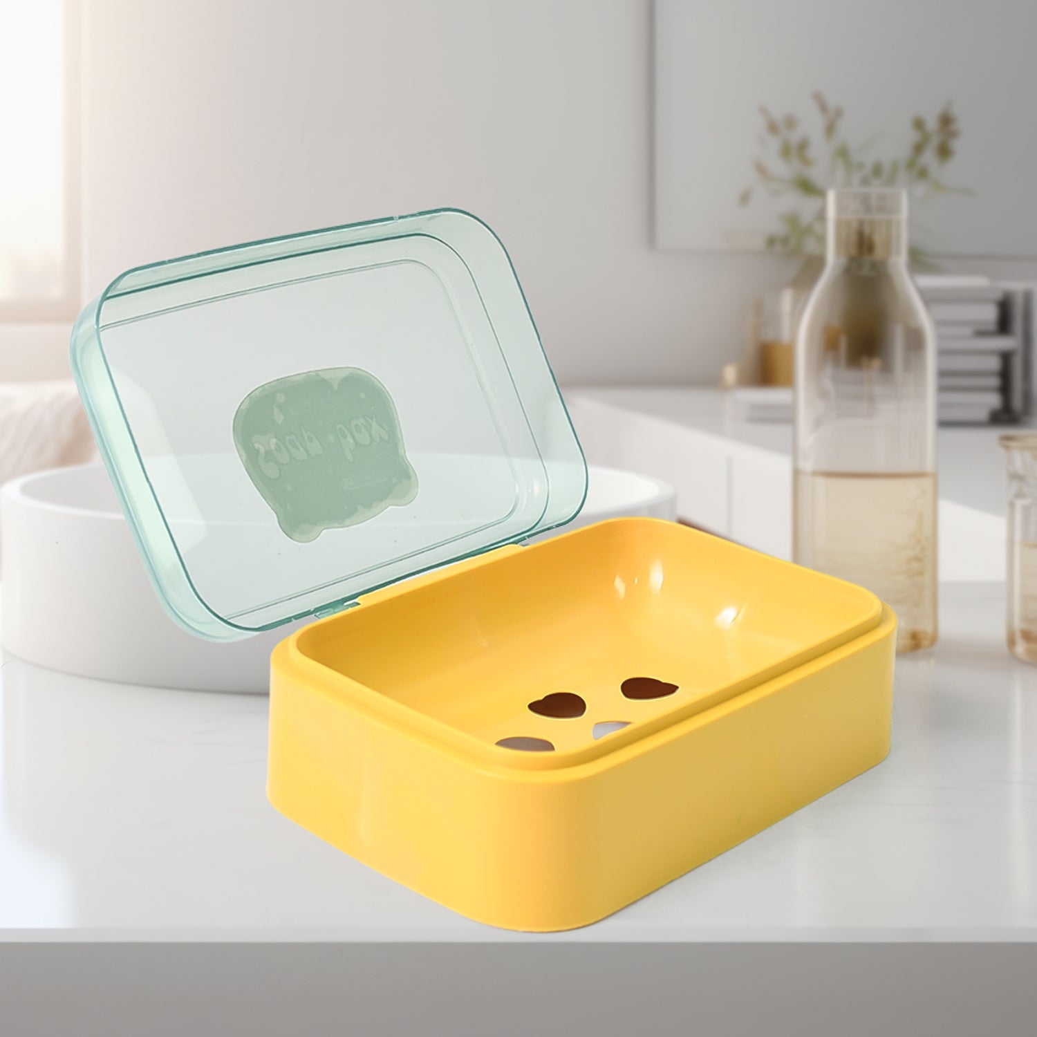 Self-Draining Soap Dish Portable & Leakproof | VelvetBubbles