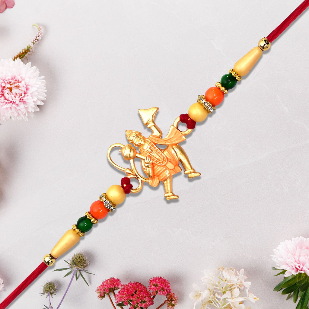 ALVENZA Hanumaan ji Rakhi – Dronagiri Mountain symbol of protection and devotion