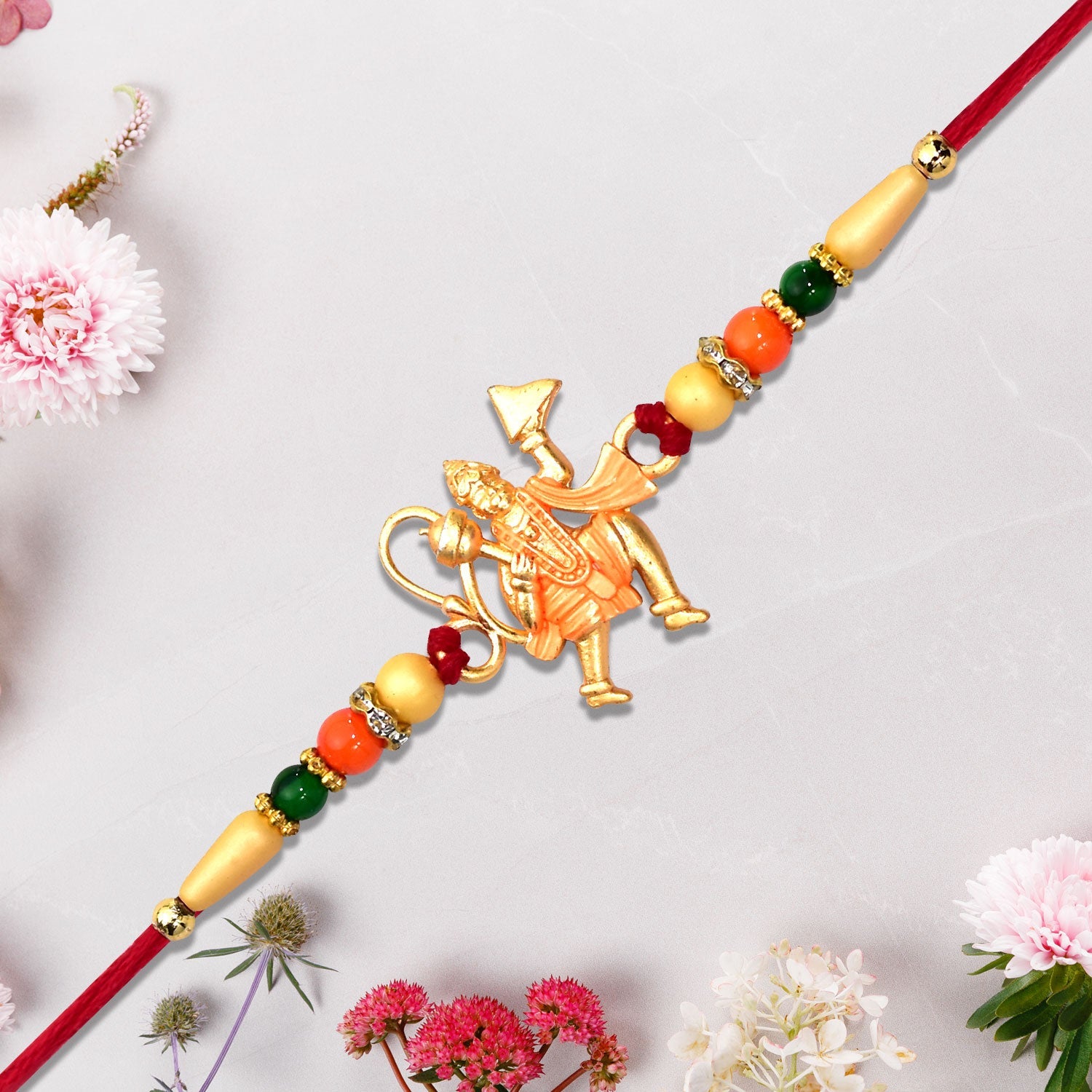 ALVENZA Hanumaan ji Rakhi – Dronagiri Mountain symbol of protection and devotion