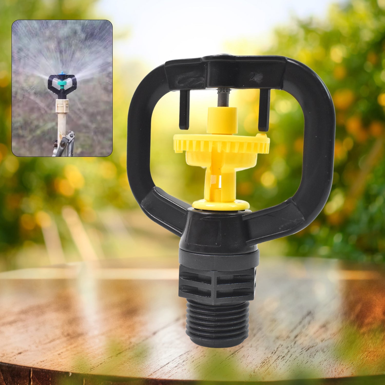 Rotating Sprinkler Nozzle Efficient Garden Watering | Grow Garden Tools