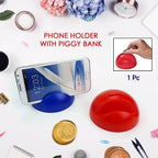 ALVENZA Phone Holder with Coin Bank – ABS Plastic Owl Design | Gambit