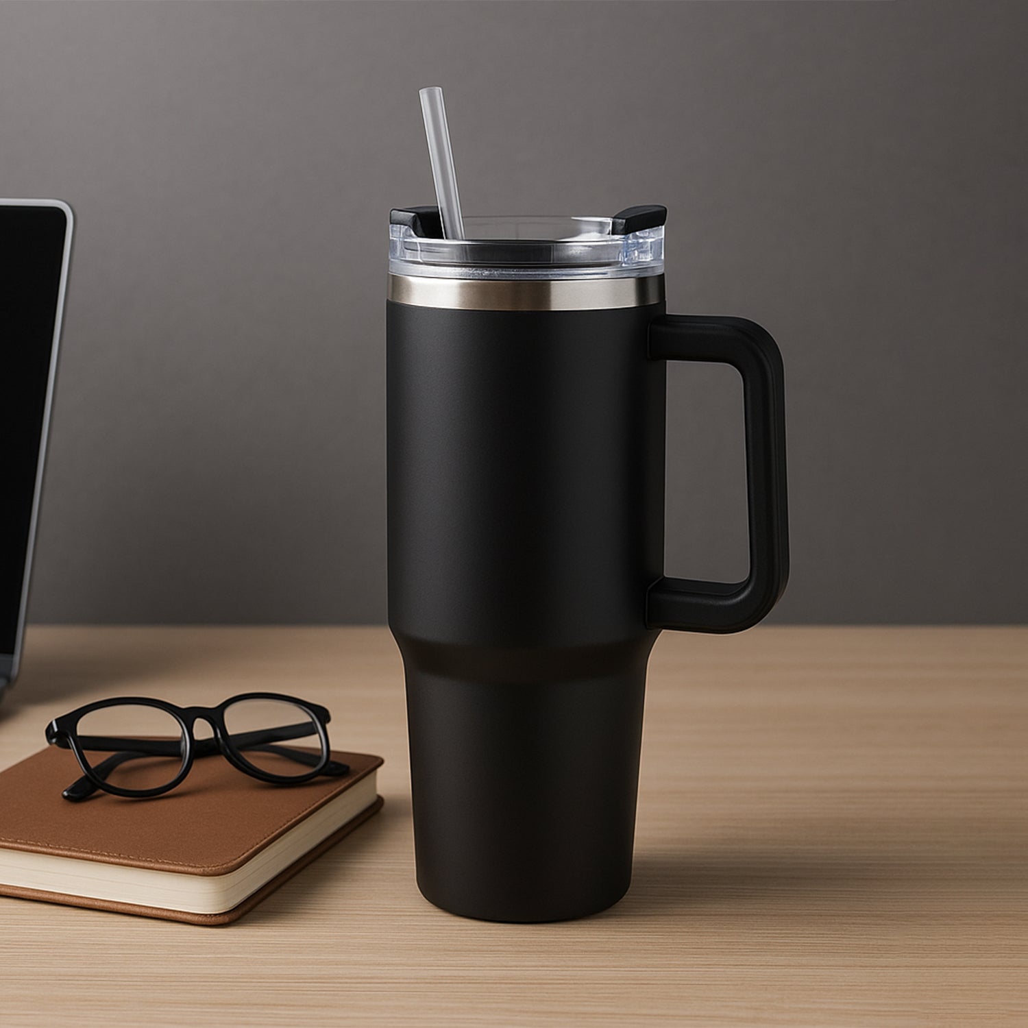 ALVENZA 1200ML Stainless Steel Vacuum Insulated Travel Mug – Durable & Spill-Resistant