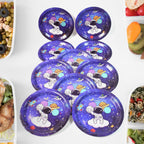 Disposable Paper Plates Festive Birthday Set | JubileeJoy