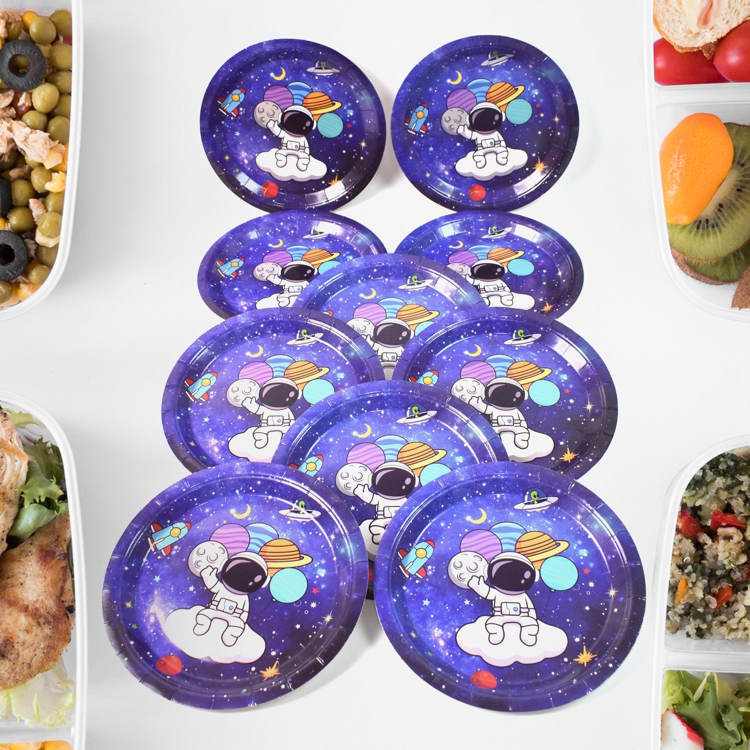 Disposable Paper Plates Festive Birthday Set | JubileeJoy