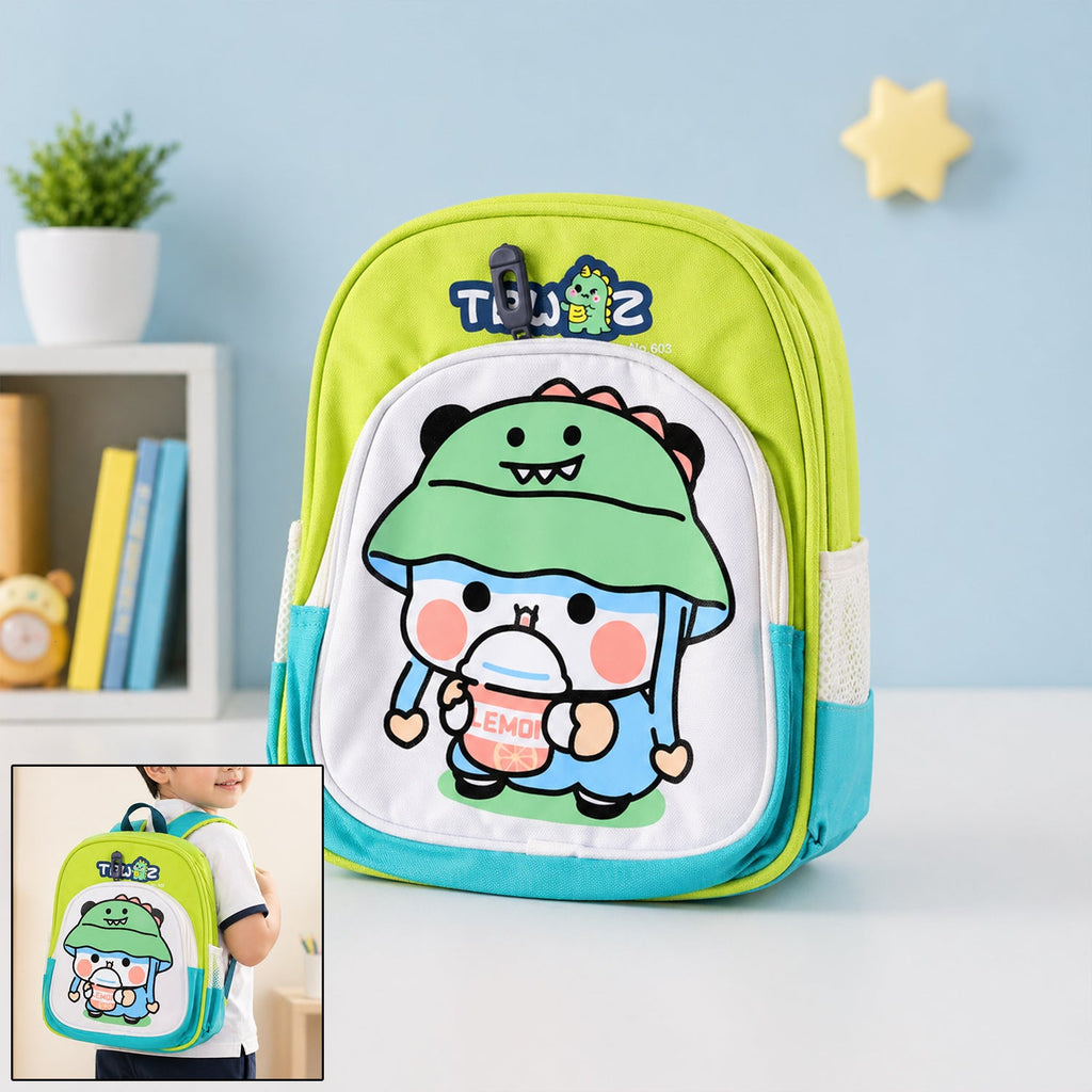 Kids Sling Backpack Lightweight Cartoon Design for Daily Use