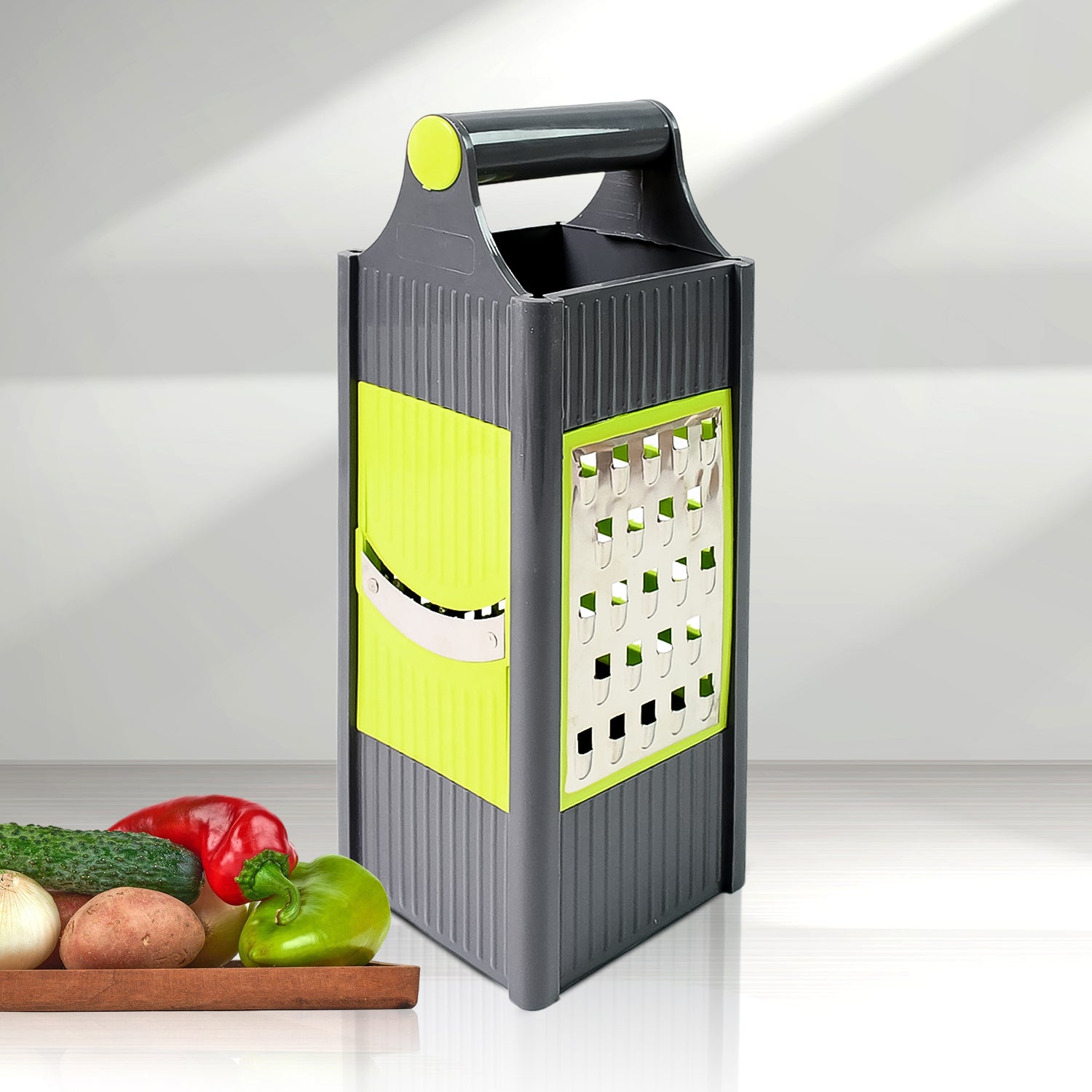 Vegetable Slicer 4-in-1 Stainless Steel Grater | Konvex