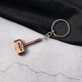 ALVENZA Metal Hammer Keychain – Durable Zinc Alloy Mini Keyring