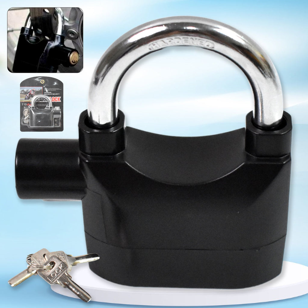 Siren Alarm Lock Waterproof Anti-Theft Padlock | VelvaBloom