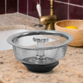 Stainless Steel Sink Strainer Adjustable Stopper | Garth