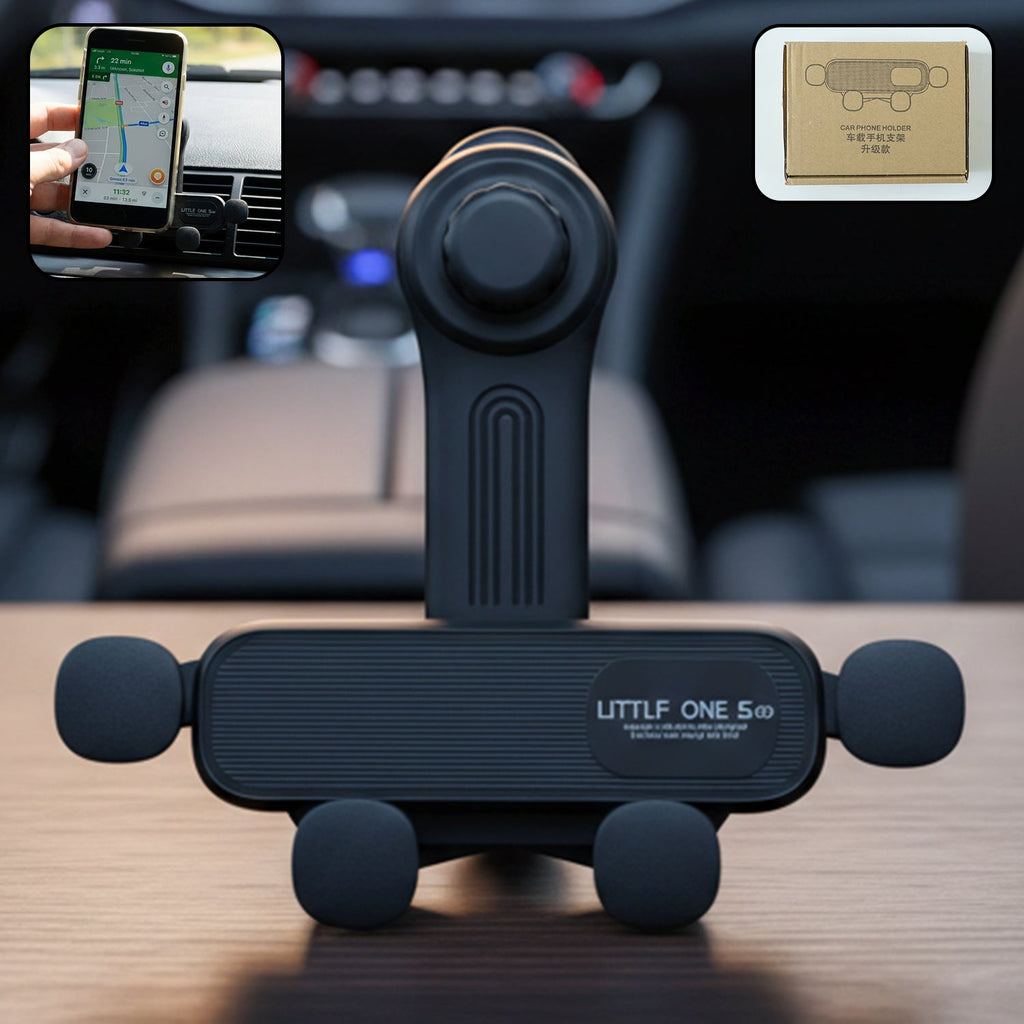 ALVENZA Car Air Vent Phone Holder – 360° Rotation & Secure Grip