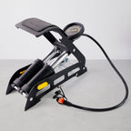 ALVENZA Foot Air Pump – Dual Cylinder, 150 PSI for Car & Bike | Carivox