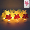 ALVENZA Star Shape LED Tealight Candles – Set of 12 Decorative Lights