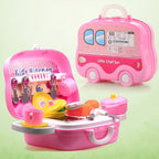 Kids Kitchen Play Set 23-Piece Portable Pretend Play | Aditi