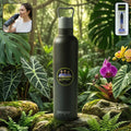 ALVENZA Stainless Steel Water Bottle – Keeps Water Hot & Cold for Hours