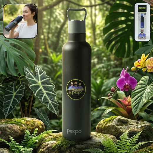 ALVENZA Stainless Steel Water Bottle – Keeps Water Hot & Cold for Hours