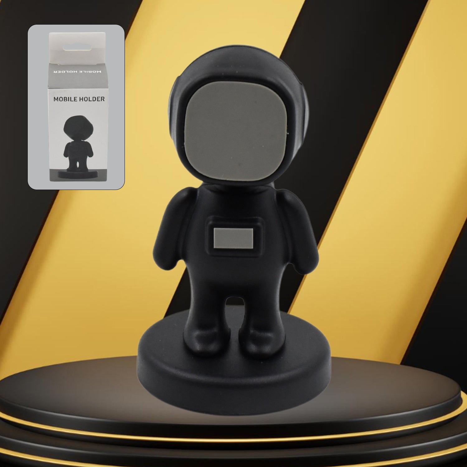 ALVENZA Cartoon Astronaut Magnetic Phone Holder – 360° Rotating Car Mount | Gambit