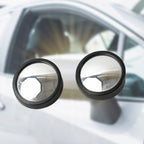ALVENZA Car Blind Spot Mirror – HD Convex Frameless (2-Pack) | Velvet Wheels