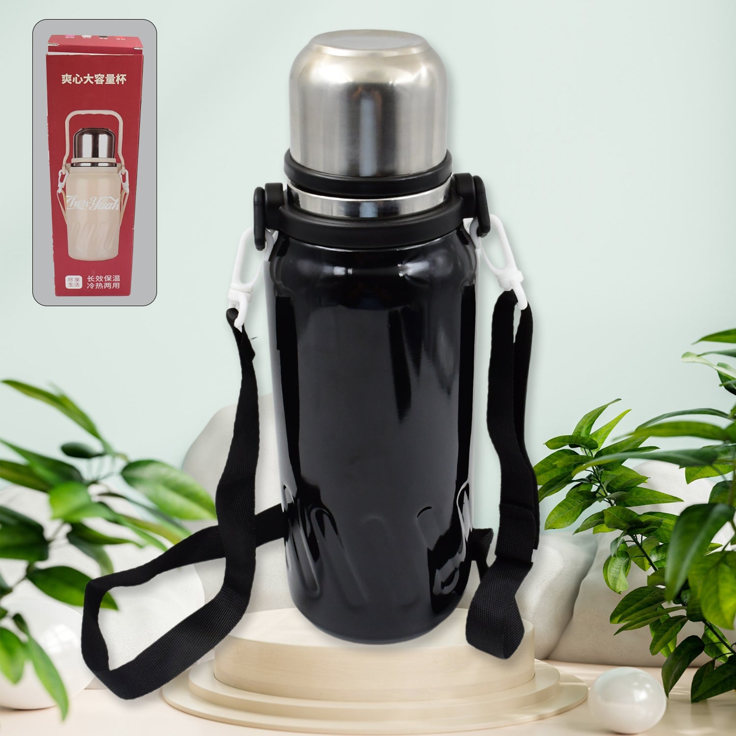 ALVENZA Stainless Steel Water Bottle – 1200ml Vacuum Insulated | Own Hydrate