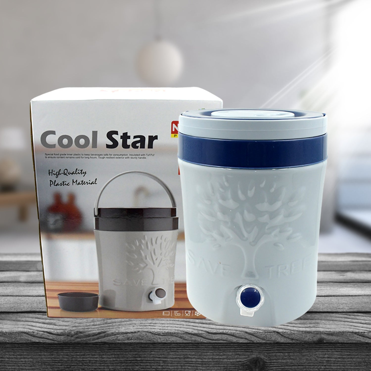 ALVENZA Insulated Water Jug 5000ml – Leakproof Travel Cooler | Nekza