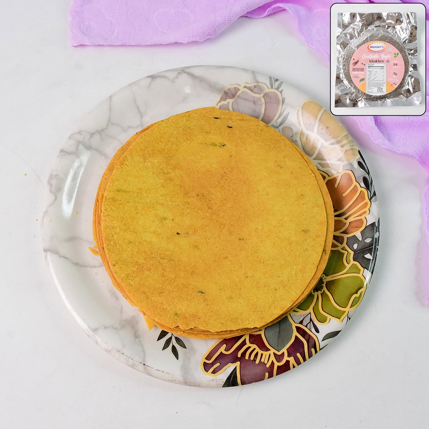 Bajri Khakhra Chatpata & Crispy Pearl Millet Snack | Maniarr's