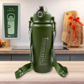 ALVENZA Insulated Water Bottle – 1.5L Stainless Steel with Straw | Own Hydrate