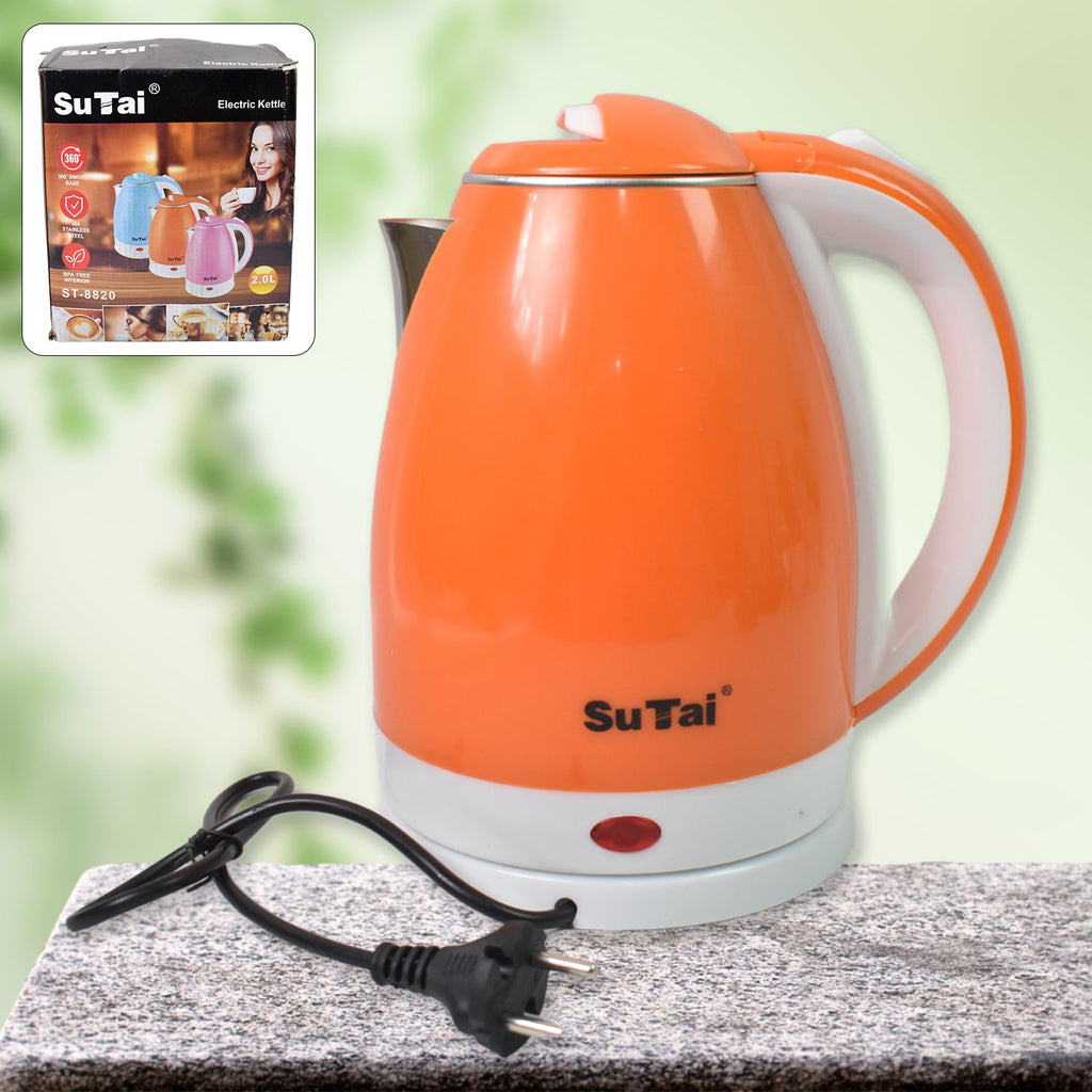 Electric Kettle 2L Stainless Steel with Auto Shut-Off | Siplix